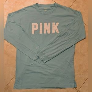 PINK Long Sleeve Campus Tee